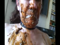[ Shit Fetish Porn DVD ] Poor grandma forced to eat shit for a living